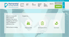 Desktop Screenshot of drugfree.org