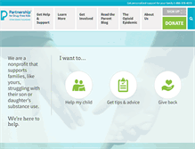 Tablet Screenshot of drugfree.org